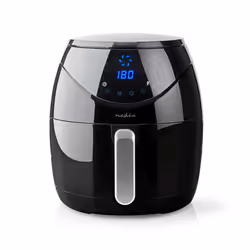 Nedis KAAF240EBK friteuse Unique 4,6 L Autonome 1500 W Friteuse d’air chaud Noir