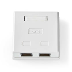 Nedis CCGP89110WT boîte de jonction réseau Cat6 Blanc