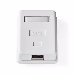 Nedis CCGP89120WT, Cat6, S/FTP (S-STP), Blanc, Polyvinyl chloride (PVC), 61 mm, 49 mm
