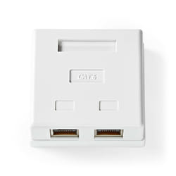 Nedis CCGP89130WT boîte de jonction réseau Cat6 Blanc
