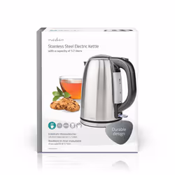 Nedis KAWK350EAL bouilloire 1,7 L 2200 W Noir, Argent - Vue supplémentaire 13