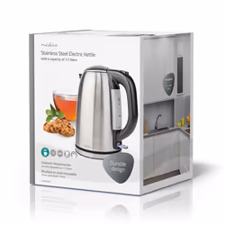Nedis KAWK350EAL bouilloire 1,7 L 2200 W Noir, Argent - Vue supplémentaire 14
