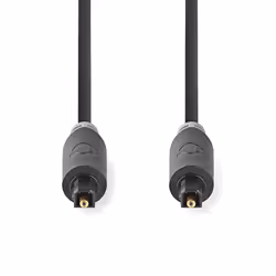 Nedis CABW25000AT50, TOSLINK, Mâle, TOSLINK, Mâle, 5 m, Anthracite