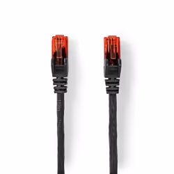 Nedis Networking Cables câble de réseau Noir 20 m Cat6 U/UTP (UTP)