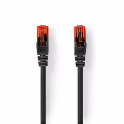 Nedis CCGB85900BK200, 20 m, Cat6, U/UTP (UTP), RJ-45, RJ-45