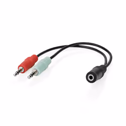Nedis CAGB22160BK02 câble audio 0,12 m 3,5mm 2 x 3.5mm Noir - Vue supplémentaire 5