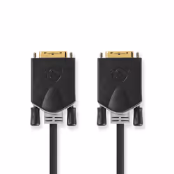 Nedis CCBW32000AT30, 3 m, DVI-D, DVI-D, Mâle, Mâle, Anthracite