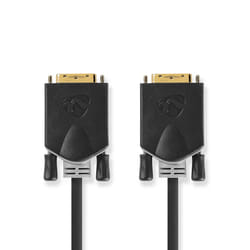 Nedis CCBW32000AT30 câble DVI 3 m DVI-D Anthracite