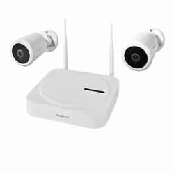 Nedis SLNVR201CWT, Caméra de sécurité IP, Intérieure et extérieure, Sans fil, Plafond/mur, Blanc, Cosse