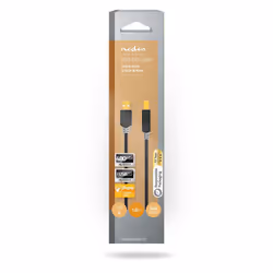 Nedis CCBW60100AT10 câble USB 1 m USB 2.0 USB A USB B Anthracite