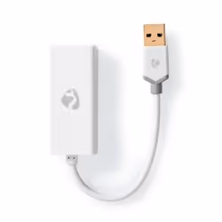 Nedis CCBW61950WT02, RJ-45, USB 2.0 Type-A, 0,2 m, Blanc