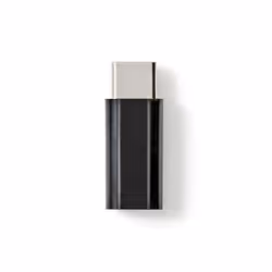Nedis CCGB60910BK, USB Micro-B, USB-C, Noir