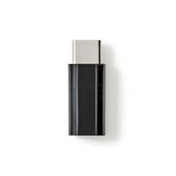 Nedis CCGB60910BK changeur de genre de câble USB Micro-B USB-C Noir