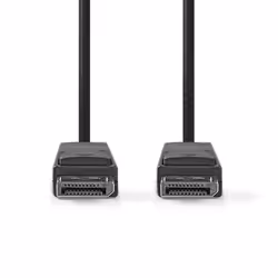 Nedis CCGB37014BK10, 1 m, DisplayPort, DisplayPort, Mâle, Mâle, 7680 x 4320 pixels