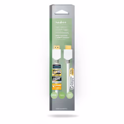 Nedis CVBW34000WT15 câble HDMI 1,5 m HDMI Type A (Standard) 3 x HDMI Type A (Standard) Blanc