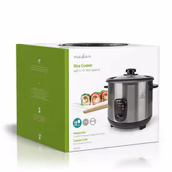 Nedis KARC115AL cuiseur à riz 1,5 L 500 W Argent - Vue supplémentaire 10