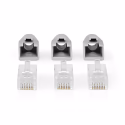 Nedis CCBW89360GY, RJ-45, Gris, Mâle, Droit, Polyvinyl chloride (PVC), Cat6