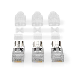 Nedis CCBW89390GY connecteur de fils RJ-45 Gris