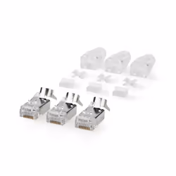 Nedis CCBW89390GY connecteur de fils RJ-45 Gris