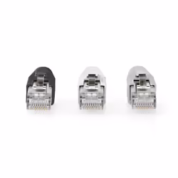 Nedis CCBW89380GY, Plat, Noir, Gris, Blanc, RJ-45, Terminal, Or, 23/24