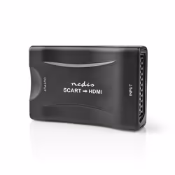 Nedis VCON3463BK, Convertisseur vidéo actif, Énergie, Noir, Acrylonitrile-Butadiène-Styrène (ABS), 1920 x 1080 pixels, 720p,  ...