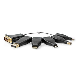 Nedis CCGB34999BK câble vidéo et adaptateur DVI HDMI Noir