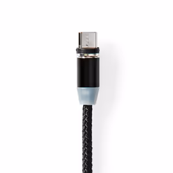 Nedis CCGB60630BK20 câble USB 2 m USB 2.0 USB A Micro-USB B Noir - Vue supplémentaire 5
