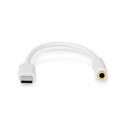 Nedis CCGB65950WT01 changeur de genre de câble USB A 3,5mm Blanc