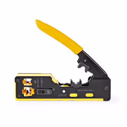 Nedis CCGG89510BK Pince à sertir Outil combiné Noir, Jaune
