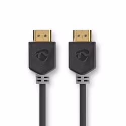 Nedis CVBW35000BK50, 5 m, HDMI Type A (Standard), HDMI Type A (Standard), Canal de retour audio (ARC, Audio Return Channel), ...