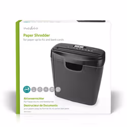 Nedis PASH112BKA4 destructeur de papier Découpage en bandes 22 cm Noir - Vue supplémentaire 10