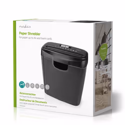 Nedis PASH112BKA4 destructeur de papier Découpage en bandes 22 cm Noir - Vue supplémentaire 11