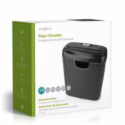 Nedis PASH112BKA4 destructeur de papier Découpage en bandes 22 cm Noir - Vue supplémentaire 12