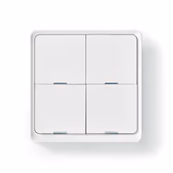 Nedis ZBWS40WT interrupteur d'éclairage Plastique Blanc