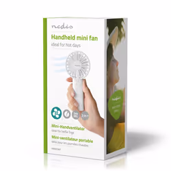 Nedis FNHH1WT brumisateur et ventilateur portable personnel Blanc 6 cm - Vue supplémentaire 11