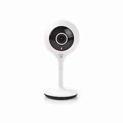 Nedis WIFICI06CWT, Caméra de sécurité IP, Intérieure, Sans fil, Bureau, Blanc, Plastique