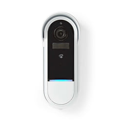 Nedis WIFICDP30WT Sonnette de porte Noir, Blanc