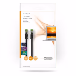 Nedis CCGP85420BK50 câble de réseau Noir 5 m Cat7 S/FTP (S-STP)
