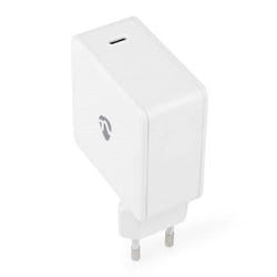 Nedis WCGPD100W100WT chargeur d'appareils mobiles Ordinateur portable, Smartphone, Tablette Blanc Secteur Charge rapide Intérieure