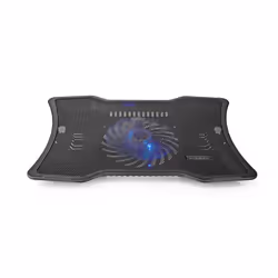 Nedis NBCR101BK, Supports de Laptop, Noir, Synthétique ABS, Métal, 30,5 cm (12"), 43,2 cm (17"), 1 pièce(s)