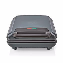 Nedis KAWP210FBK moule à gauffres 2 gauffre(s) 1200 W Noir, Gris