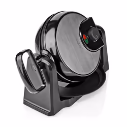 Nedis KAWP220FBK moule à gauffres 4 gauffre(s) 1000 W Noir, Acier inoxydable