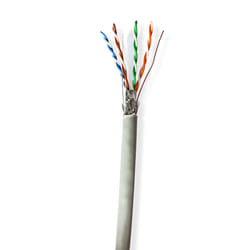 Nedis CCBG8524GY100S câble de réseau Gris 100 m Cat6 S/FTP (S-STP)