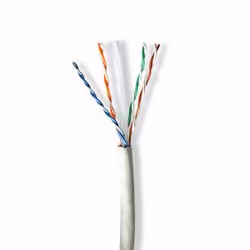 Nedis CCBG8535GY100S, 100 m, Cat6a, U/UTP (UTP)