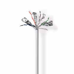 Nedis CCBG8538GY100S câble de réseau Gris 100 m Cat6a S/FTP (S-STP)