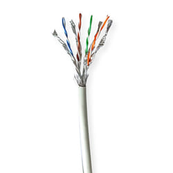 Nedis CCBG8548GY100S câble de réseau Gris 100 m Cat7 S/FTP (S-STP)