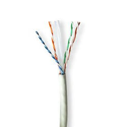 Nedis CCBG8535GY305S câble de réseau Gris 305 m Cat6a U/UTP (UTP)