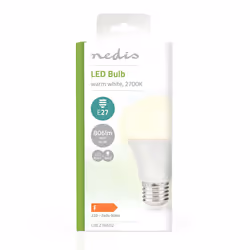 Nedis LBE27A602 ampoule LED 8,5 W E27 F