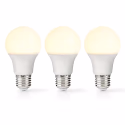 Nedis LBE27A603P3, 11 W, 80 W, E27, 1055 lm, 15000 h, Blanc chaud
