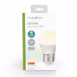 Nedis LBE27G452 ampoule LED 4,9 W E27 F